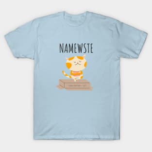 Namewste. Yoga Mastery : Cat T-Shirt